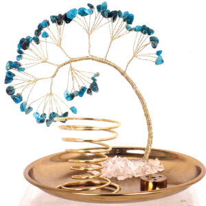 Apatite Gem Tree Incense Holder