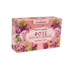 Rose Natural Soap made by Goloka Pack of 12