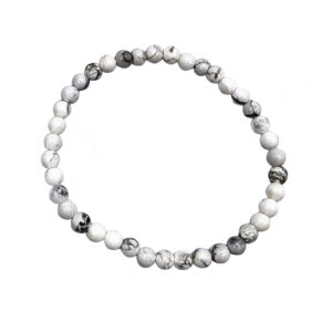 White Howlite Kids Size Bracelet