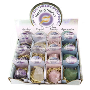 Healing Stones Pop Up Display Box Set of 12