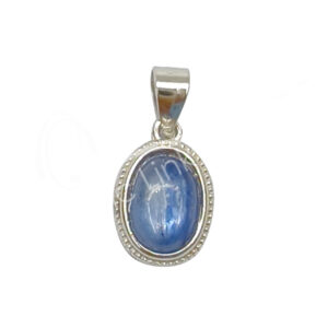 Kyanite Oval Sterling Silver Pendant (5-7 mm)