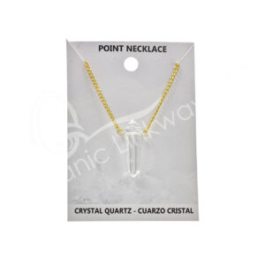 Crystal Quartz Point Necklace