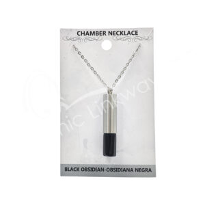Black Obsidian Chamber Necklace