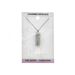 Rose Quartz Chamber Necklace