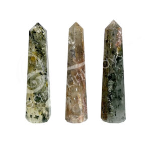 Clinochlore Quartz Obelisk