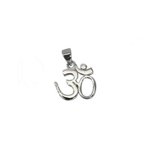 Om Sterling Silver Pendant