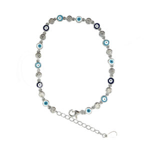 Evil Eye Sterling Silver Bracelet