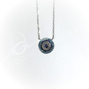 Evil Eye Sterling Silver Necklace