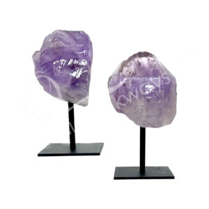 Amethyst Point on Metal Stand