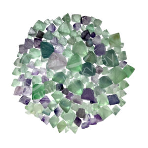 Octahedral Rough Mixed Fluorite