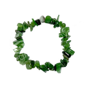 Nephrite Jade Chips Bracelet