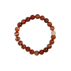 Red Brecciated Jasper Elastic Bracelet