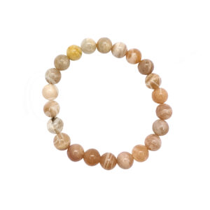 Peach Moonstone Elastic Bracelet