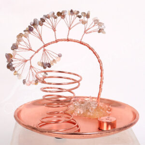Botswana Agate Gem Tree Incense Holdee
