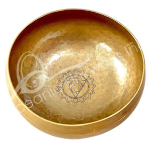 G Tune Metal Singing Bowl for Throat Chakra