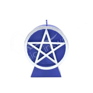 Purple Pentacle Candle