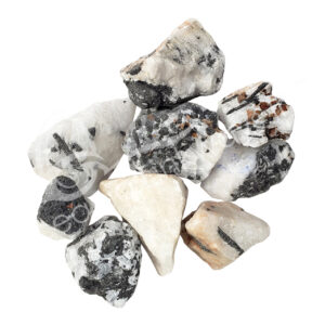 Rough Quartz with Black Tourmaline
