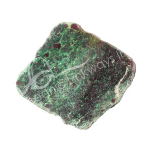 SLICE - RUBY ZOISITE, DARK WITH MICA BOTH POLISHED SIDES