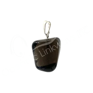 Polished Smoky Quartz Tumbled Stone Pendant