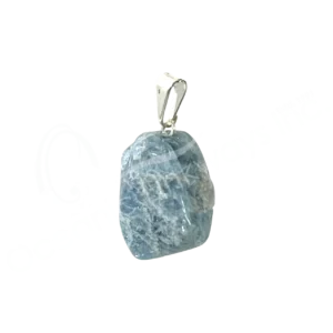 Polished Aquamarine Tumbled Stone Pendant
