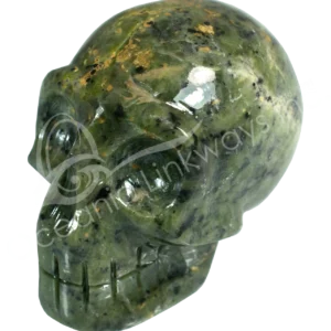 Nephrite Jade Skull 2"