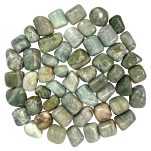 Hand Polished Aquamarine Tumbled Stones