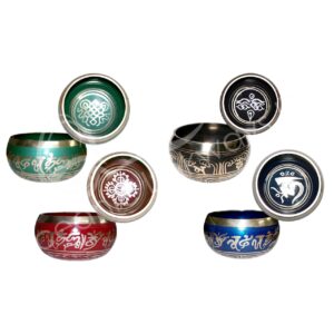 Mixed Colors Singing Bowls