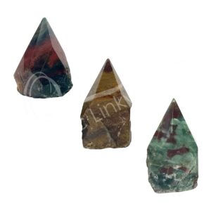 Fancy Jasper Top Polished Point