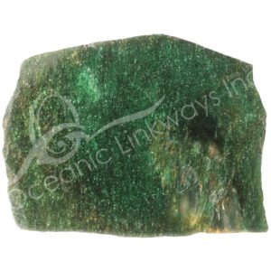 Dark Green Aventurine Slice