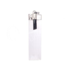 Selenite with black Tourmaline Pendant