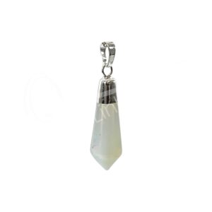 Opalite Diamond Shape Pendant 1.5-1.75"