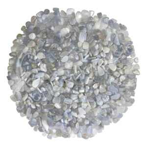 Blue Lace Agate Tumbled Chips