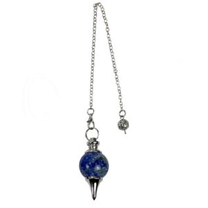Lapis Lazuli Ball Pendulum with Plain chain