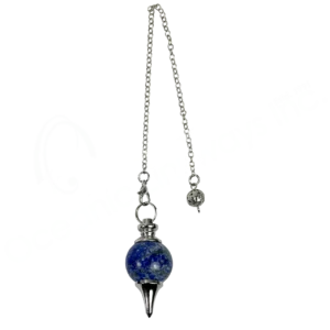 Lapis Lazuli Ball Pendulum with Plain chain