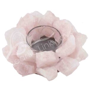 Rose Quartz Tealight Holder
