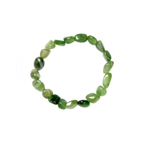 Nephrite Jade Tumbled Stones Bracelet