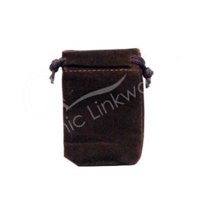 Brown Velvet Pouch