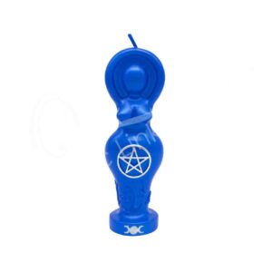 Blue Goddess Candle