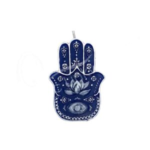 Blue Hand of Fatima Candle