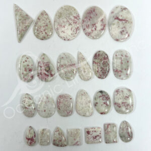 Cinnabar Cabochons Mixed Shapes and Sizes