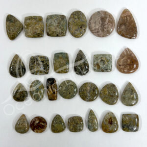 Honey Opal Cabochons Mixed Shapes and Sizes