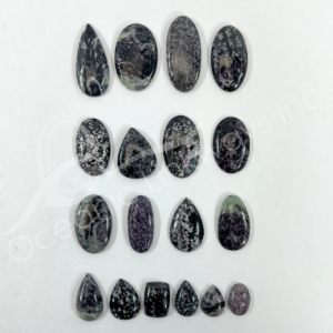 Kammererite Cabochons Mixed Shapes and Sizes