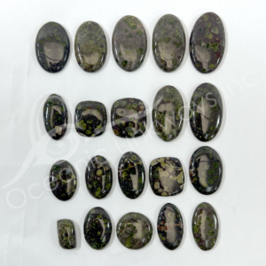 Llanite Cabochons Mixed Shapes and Sizes
