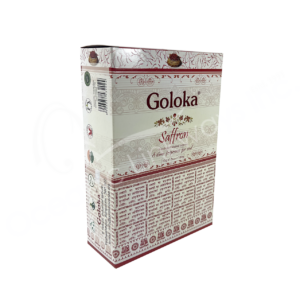 GOLOKA SAFFRON INCENSE STICKS (PK 12) 15 GM