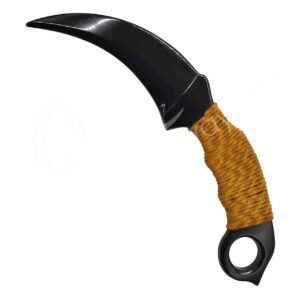 Black Obsidian Curved Athame