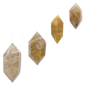 Gold Rutilated Quartz Point