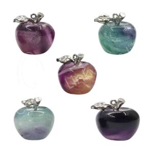 Fluorite Apple Carving