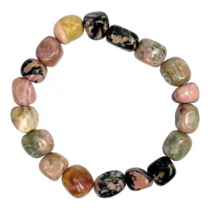Rhodonite Tumbled Stones Bracelet