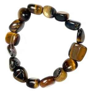 Tiger Eye Tumbled Stones Bracelet