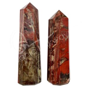 Polished Jasper Six Sides Obelisk